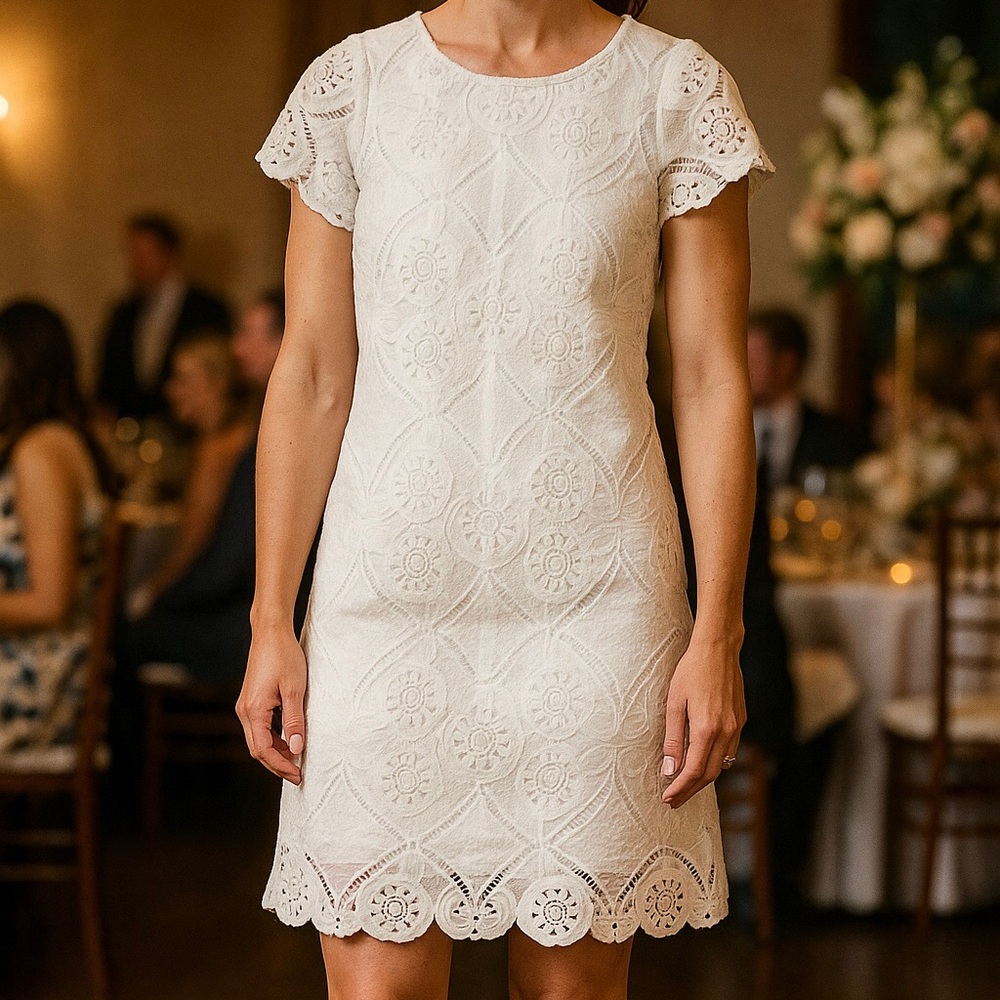 Skies Are Blue Lace Dress